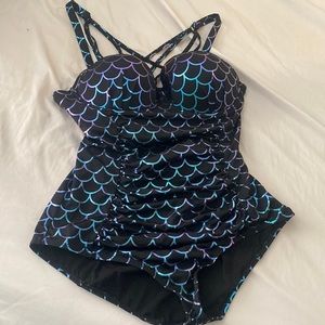 Torrid Mermaid Swimsuit with built-in bra